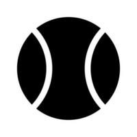 tennis Balle icône vecteur symbole conception illustration