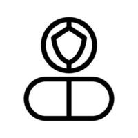 Humain icône vecteur symbole conception illustration
