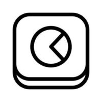 tarte graphique icône vecteur symbole conception illustration