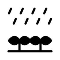 pluie icône vecteur symbole conception illustration