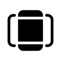 téléphone intelligent icône vecteur symbole conception illustration