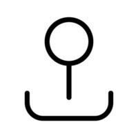 position icône vecteur symbole conception illustration