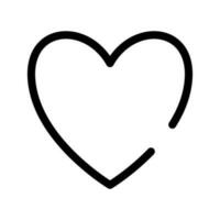 l'amour icône vecteur symbole conception illustration