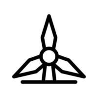 vent turbine icône vecteur symbole conception illustration