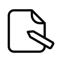 Éditer fichier icône vecteur symbole conception illustration
