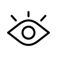 œil icône vecteur symbole conception illustration
