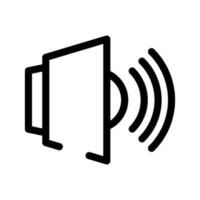 l'audio icône vecteur symbole conception illustration