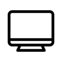 moniteur écran icône vecteur symbole conception illustration