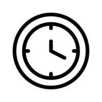 Nouveau année l'horloge icône vecteur symbole conception illustration