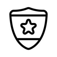 bouclier icône vecteur symbole conception illustration