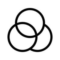 rgb icône vecteur symbole conception illustration