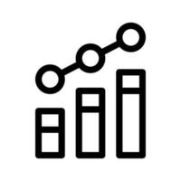 analytique icône vecteur symbole conception illustration