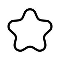 étoile icône vecteur symbole conception illustration