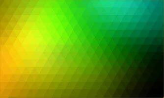 polygonal Triangle forme Contexte avec une composition de pente couleurs vert et Jaune vecteur