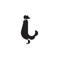 coq logo, une logo cette est Facile et facile à rappelles toi vecteur