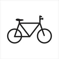 vélo, sport icône vecteur illustration symbole