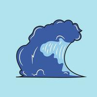 introduction notre captivant vague logo, une symbole de sans bornes énergie, résilience, et sauvage beauté. cette exquis conception gracieusement capture le essence de océan vagues, évoquant une sens de aventure vecteur