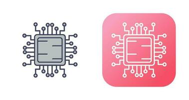 icône de vecteur de processeur