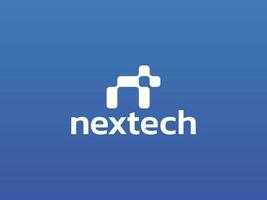 NT technologie logo conception. vecteur