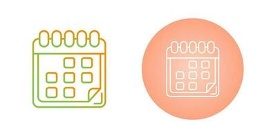 icône de vecteur de calendrier