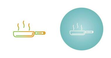 icône de vecteur de poêle à frire