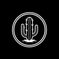 cactus, minimaliste et Facile silhouette - vecteur illustration