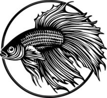 bêta poisson - haute qualité vecteur logo - vecteur illustration idéal pour T-shirt graphique
