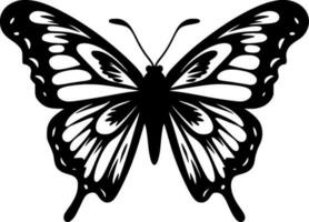 papillon, noir et blanc vecteur illustration