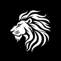 lion, noir et blanc vecteur illustration