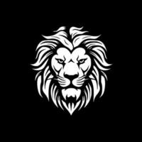 lion, noir et blanc vecteur illustration