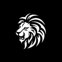 Lion - minimaliste et plat logo - vecteur illustration