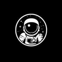 astronaute, minimaliste et Facile silhouette - vecteur illustration