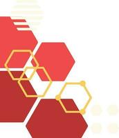 fond abstrait hexagone vecteur