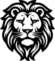 lion, noir et blanc vecteur illustration