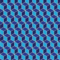 abstrait géométrique bleu hexagone modèle art parfait pour arrière-plan, fond d'écran vecteur