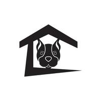 animal de compagnie magasin icône logo conception vecteur illustration.