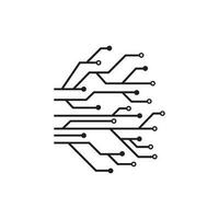 modèle de conception d & # 39; illustration vectorielle circuit vecteur