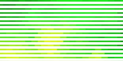 modèle vectoriel jaune vert clair avec illustration de dégradé coloré de lignes avec motif abstrait de lignes plates pour les pages de destination des sites Web