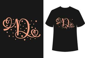 conception de t-shirt typographie vecteur