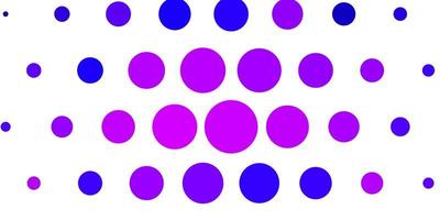 modèle vectoriel rose violet clair avec illustration abstraite de cercles avec des taches colorées dans la conception de style nature pour les bannières d'affiches
