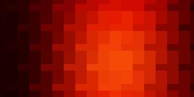 fond de vecteur rouge clair en illustration de dégradé abstrait de style polygonal avec modèle de rectangles colorés pour téléphones portables