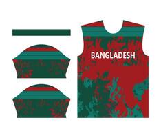 bangladesh criquet équipe des sports enfant conception ou bangladesh criquet Jersey conception vecteur