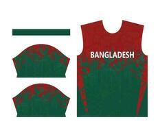 bangladesh criquet équipe des sports enfant conception ou bangladesh criquet Jersey conception vecteur