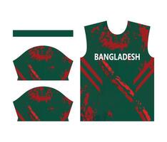 bangladesh criquet équipe des sports enfant conception ou bangladesh criquet Jersey conception vecteur