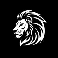 Lion - minimaliste et plat logo - vecteur illustration