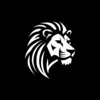 Lion - minimaliste et plat logo - vecteur illustration