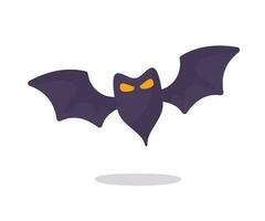 vampire chauve souris dessin animé effrayant fantôme chauve souris du sang sur Halloween vecteur