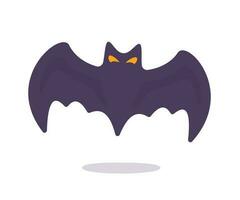 vampire chauve souris dessin animé effrayant fantôme chauve souris du sang sur Halloween vecteur