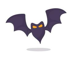 vampire chauve souris dessin animé effrayant fantôme chauve souris du sang sur Halloween vecteur