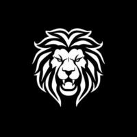 Lion - minimaliste et plat logo - vecteur illustration